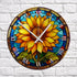Sunflower Suncatcher Effect Clock